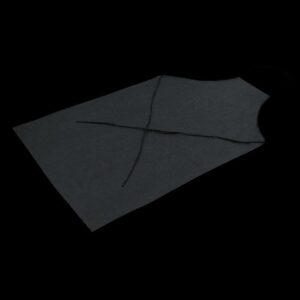 UNIGLOVES Coated aprons Black (50tk)