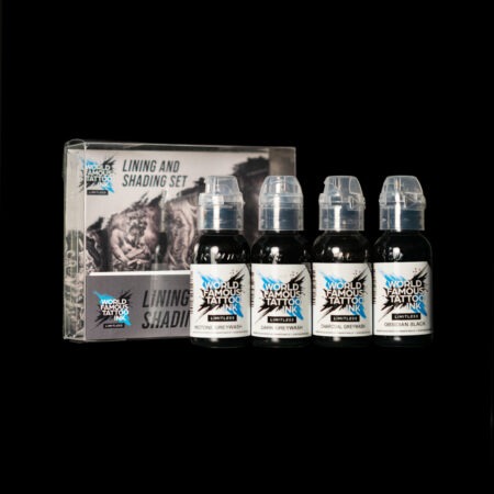World Famous Limitless Tattoo Ink Lining and Shading Set (4x30ml)