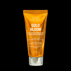 Aloe Tattoo Gold Bloom bioactive tattoo aftercare cream 30 ml