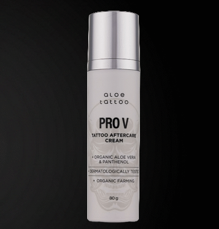 Aloe Tattoo PRO V parandav kreem järelhoolduseks pärast tätoveerimist. Toetab naha uuenemist, niisutust ja kaitset puhta koostisega